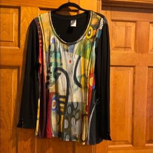 ART by Dolcezza - hand design top.   Boutique